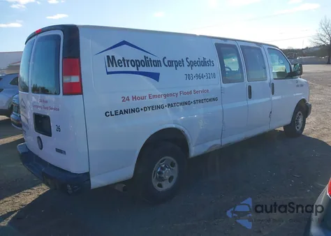 2012 Chevrolet Express 2500 Work Van из США, поврежденный, VIN 1GCWGGBA7C1180855